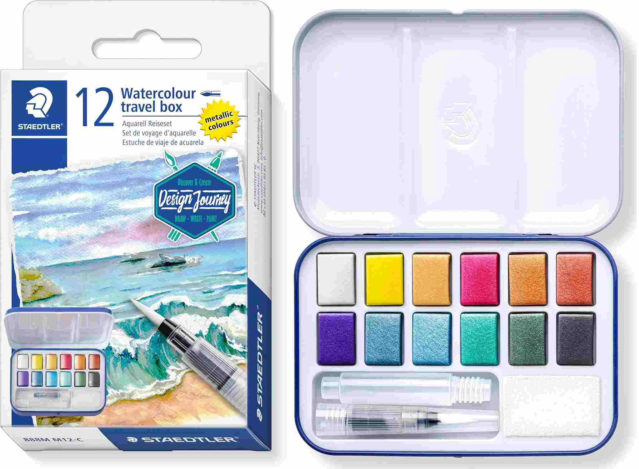 Acuarelas Staedtler Travel Box